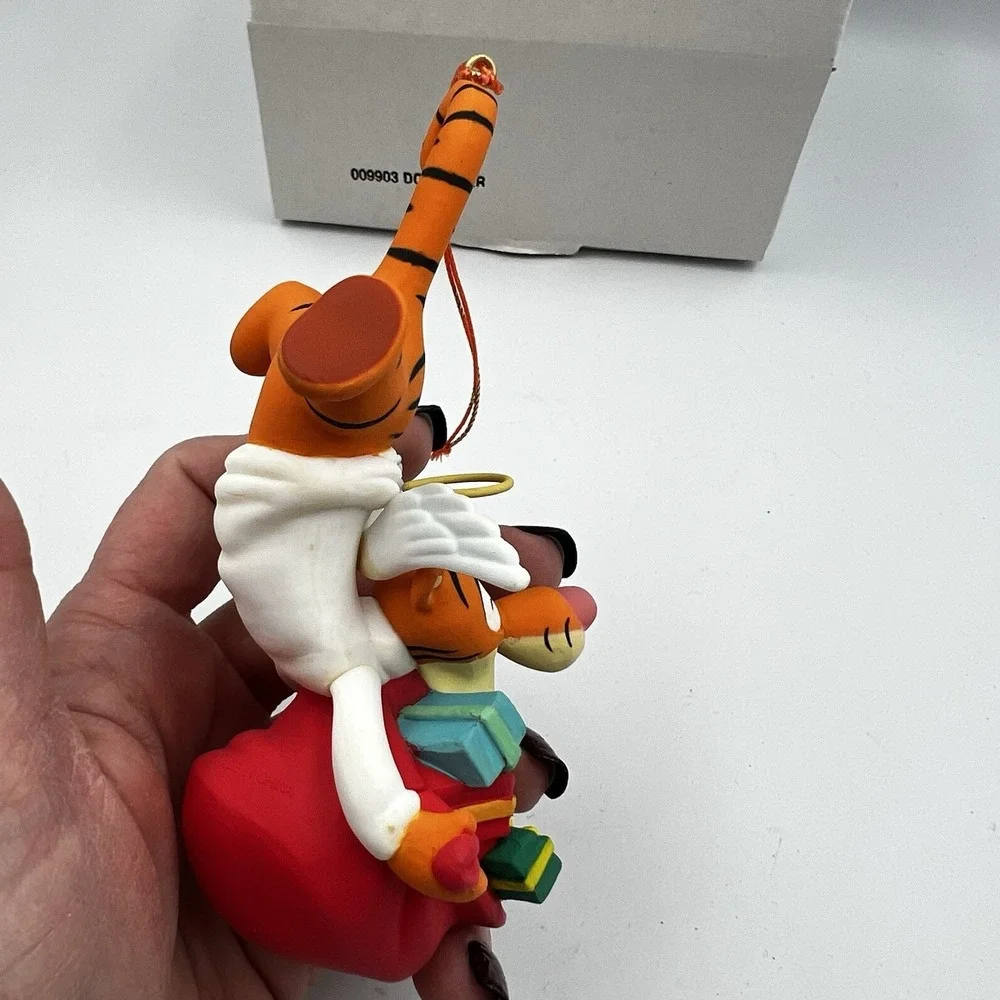 Vintage Grolier Disney Christmas Ornament Winnie the Pooh Tigger‎ Angel 009903